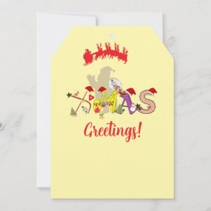 Cartes Pour Fêtes Annuelles Salutations de Noël