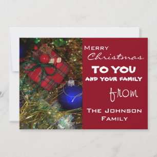 Cartes Pour Fêtes Annuelles Salutations de Noël