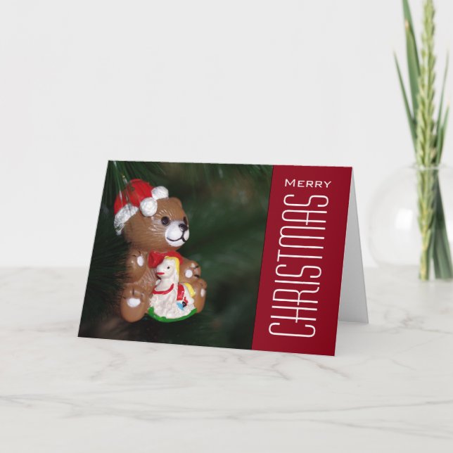 Cartes Pour Fêtes Annuelles Salutations de Noël (Devant)