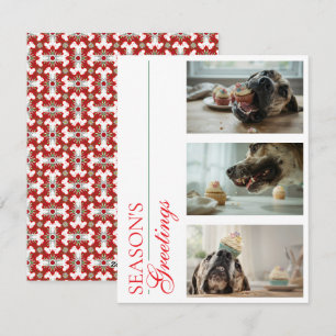 Cartes Pour Fêtes Annuelles Salutations de Noël drôles de Grand Danois