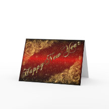 Salutations de nouvelle année avec Florish et