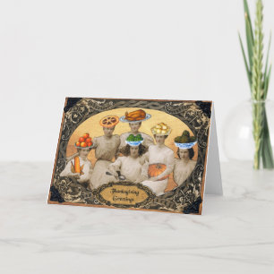 Cartes Pour Fêtes Annuelles Salutations de thanksgiving
