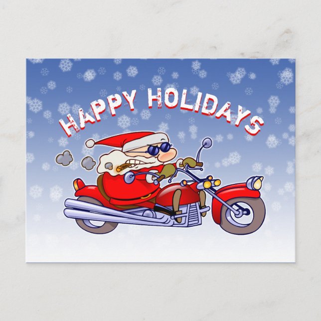 Cartes Pour Fêtes Annuelles Salutations drôles de vacances du père noël de (Devant)