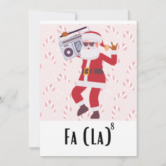 Cartes Pour Fêtes Annuelles Salutations Fa-La-La