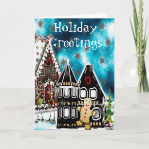 Cartes Pour Fêtes Annuelles Salutations ou CADEAU d'art populaire de Noël de
