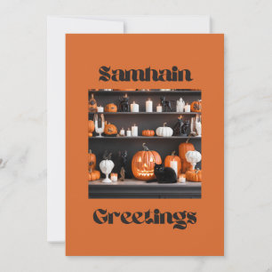 Cartes Pour Fêtes Annuelles Salutations Samhain