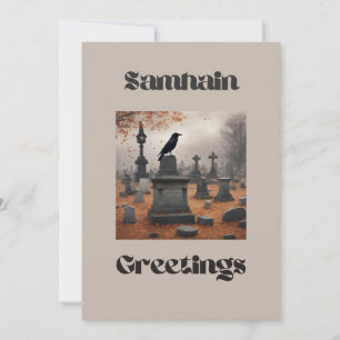 Cartes Pour Fêtes Annuelles Salutations Samhain