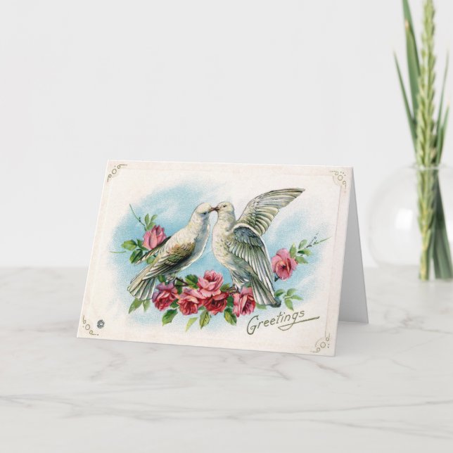 Cartes Pour Fêtes Annuelles Salutations Valentine (Devant)
