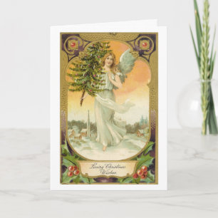 Cartes Pour Fêtes Annuelles Salutations victoriennes de Noël