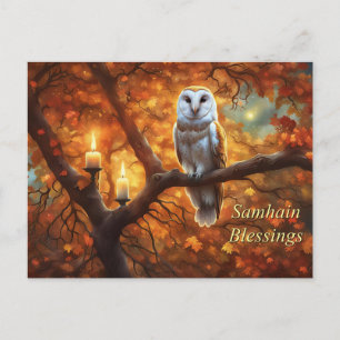Cartes Pour Fêtes Annuelles Samhain Vacances avec Chandelles