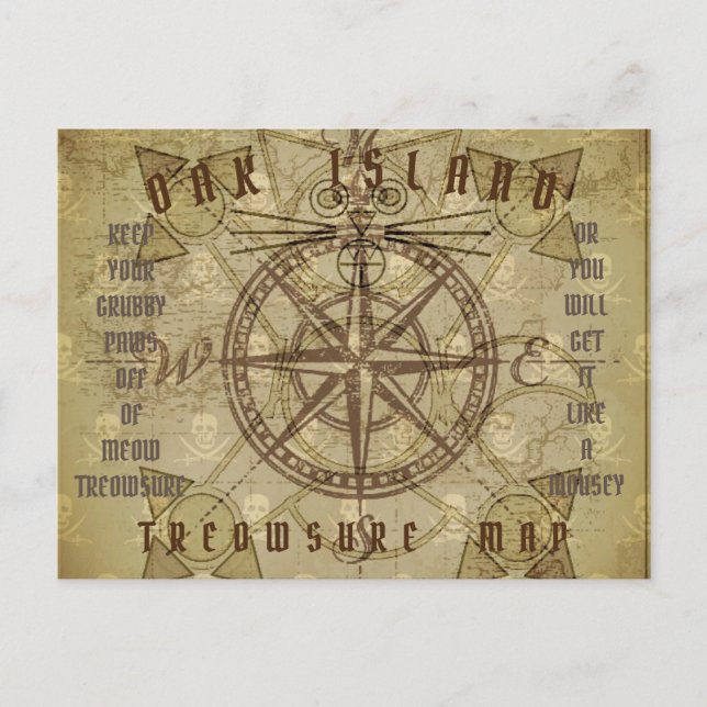 CARTES POUR FÊTES ANNUELLES SAMMY DABADDABUCCOS OAK ISLAND (Devant)