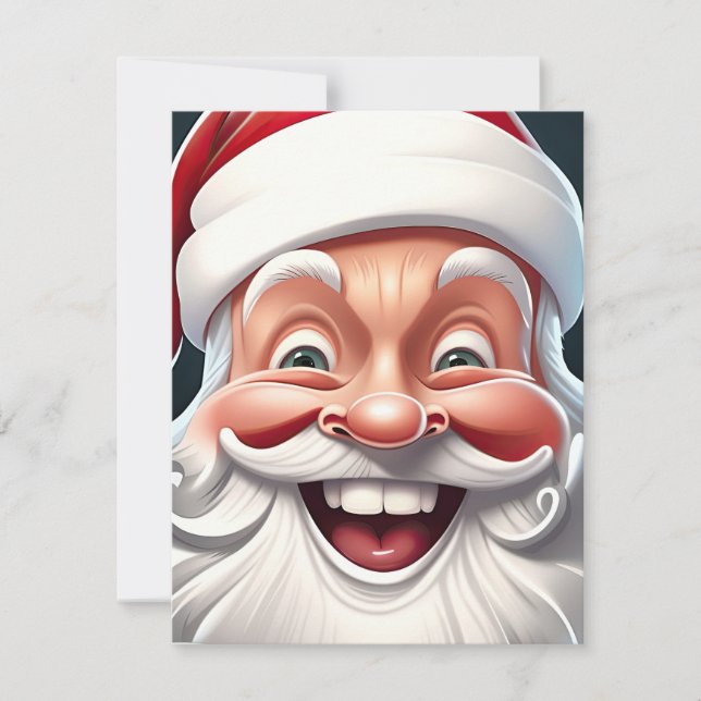Cartes Pour Fêtes Annuelles Santa Claus (Devant)