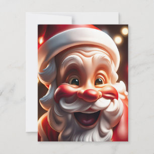 Cartes Pour Fêtes Annuelles Santa Claus