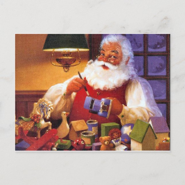 Cartes Pour Fêtes Annuelles Santa Claus (Devant)