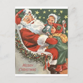 Cartes Pour Fêtes Annuelles Santa Claus