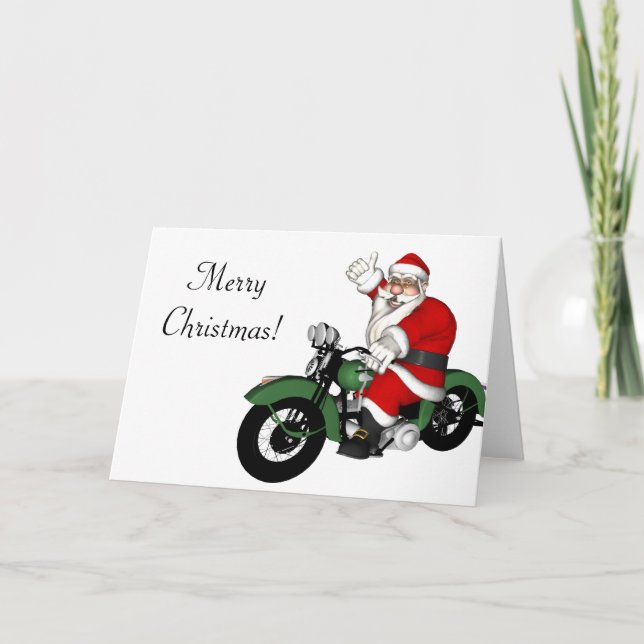 Cartes Pour Fêtes Annuelles santa claus cool (Devant)