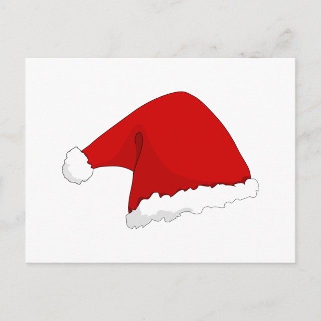 Cartes Pour Fêtes Annuelles Santa Hat (Devant)