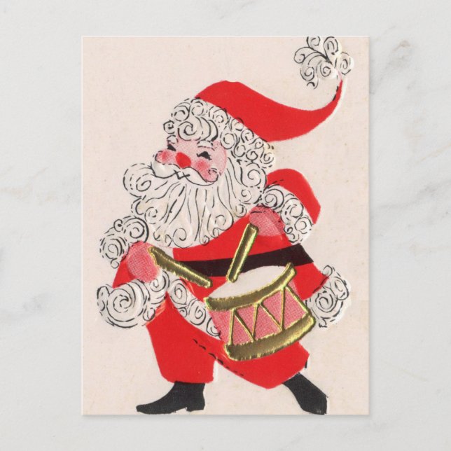 Cartes Pour Fêtes Annuelles Santa playing (Devant)