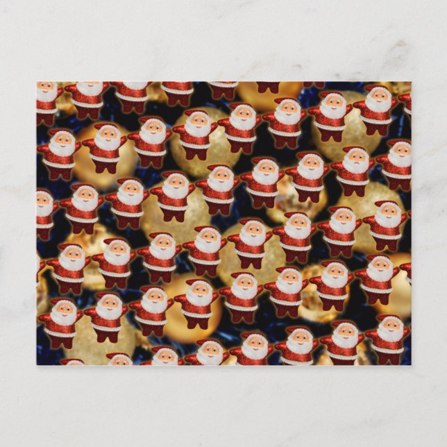 Cartes Pour Fêtes Annuelles Santa Super dancing (Devant)