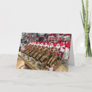 Cartes Pour Fêtes Annuelles Santas en ligne voeux de Noël