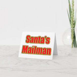 Cartes Pour Fêtes Annuelles Santa's Mailman
