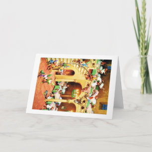 Cartes Pour Fêtes Annuelles Santa's North Pole Elf Dormitory