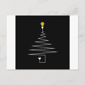 Cartes Pour Fêtes Annuelles Sapin de Noël électrique