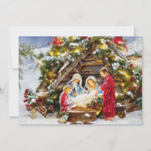 Cartes Pour Fêtes Annuelles Sapin et baies Noël budget Noël