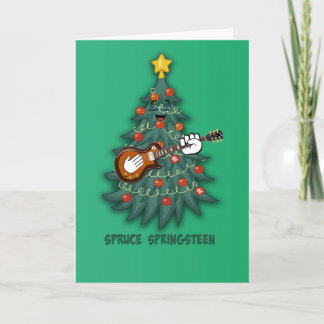 Cartes Pour Fêtes Annuelles Sapin Springsteen