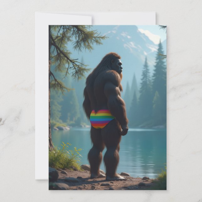 Cartes Pour Fêtes Annuelles Sasquatch bloom (Devant)