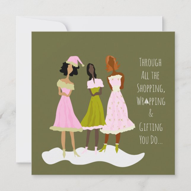 Cartes Pour Fêtes Annuelles Sassy Holiday (Devant)