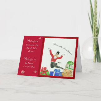 Cartes Pour Fêtes Annuelles Saut de casse-noix