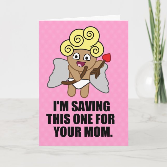 Cartes Pour Fêtes Annuelles Sauver Dernière Flèche Pour Votre Maman (Devant)