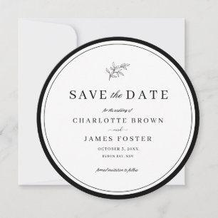 Cartes Pour Fêtes Annuelles Sauvons l'invitation de la date