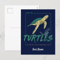 Save the Turtles for girl who just loves tortoise