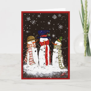 CARTES POUR FÊTES ANNUELLES SCARVES D'ARBRES