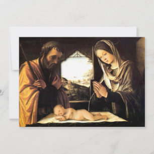 Cartes Pour Fêtes Annuelles Scène de Nativité pour Noël - Sainte Famille, Cost