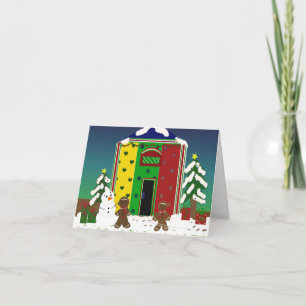 Cartes Pour Fêtes Annuelles Scène de Noël