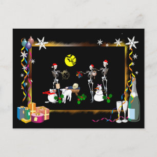 Cartes Pour Fêtes Annuelles Scène Manger Démenté