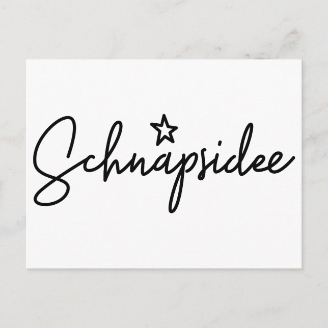 Cartes Pour Fêtes Annuelles Schnapsidee, Mot allemand, Idée booze, Allemand (Devant)