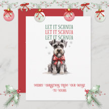Schnauzer Whimsical Christmas |