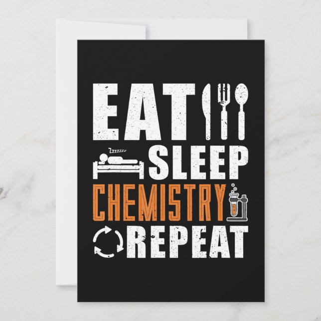 Cartes Pour Fêtes Annuelles Science Biologie Chimiste Chimie-Cadeau (Devant)