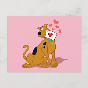 Cartes Pour Fêtes Annuelles Scooby-Doo - Holding Valentine Envelope