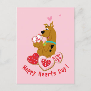 Cartes Pour Fêtes Annuelles Scooby-Doo - Joyeuse Journée des Coeurs