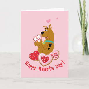 Cartes Pour Fêtes Annuelles Scooby-Doo - Joyeuse Journée des Coeurs