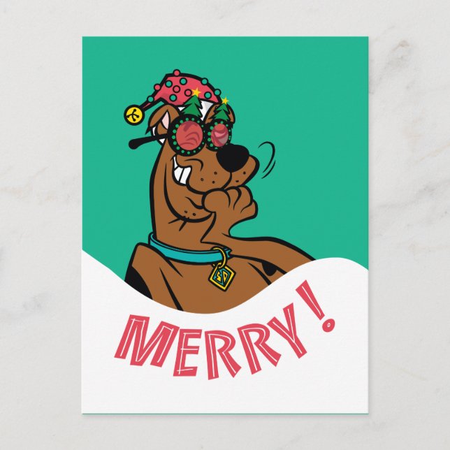 Cartes Pour Fêtes Annuelles Scooby-Doo Merry Laughter (Devant)