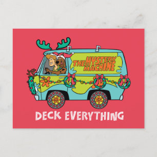 Cartes Pour Fêtes Annuelles Scooby-Doo & Shaggy Dans La Machine Mystère De Vac