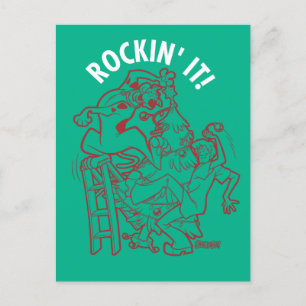 Cartes Pour Fêtes Annuelles Scooby-Doo & Shaggy Rockin' It 'Round The Tree