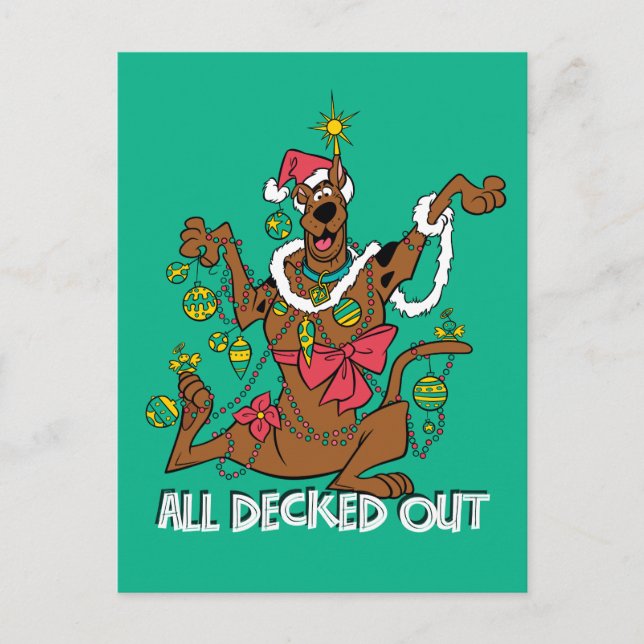 Cartes Pour Fêtes Annuelles Scooby-Doo Tout Joué (Devant)