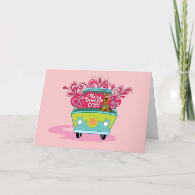 Cartes Pour Fêtes Annuelles Scooby-Doo - Tu Me Rends Fou (Devant)